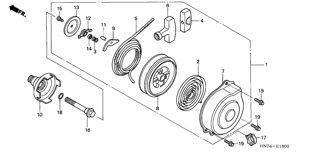 Recoil starter