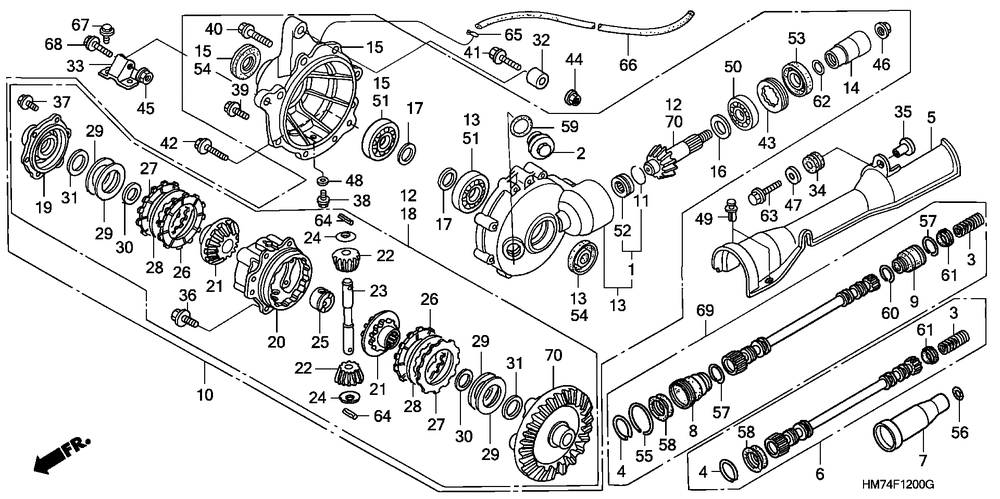 Front final gear 95-01