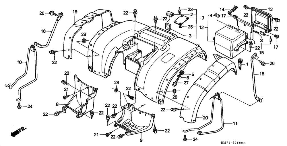 Rear fender