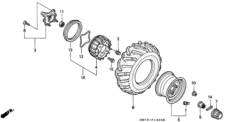 Front wheel