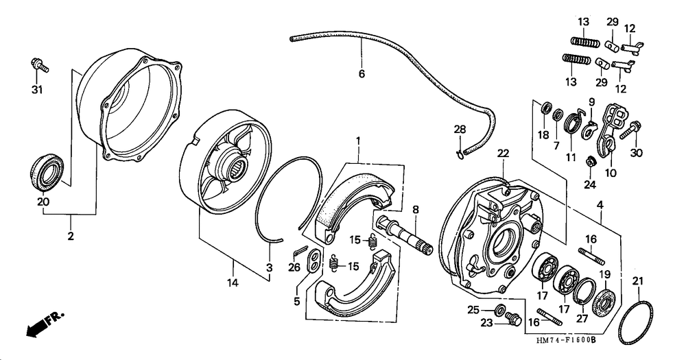 Rear brake