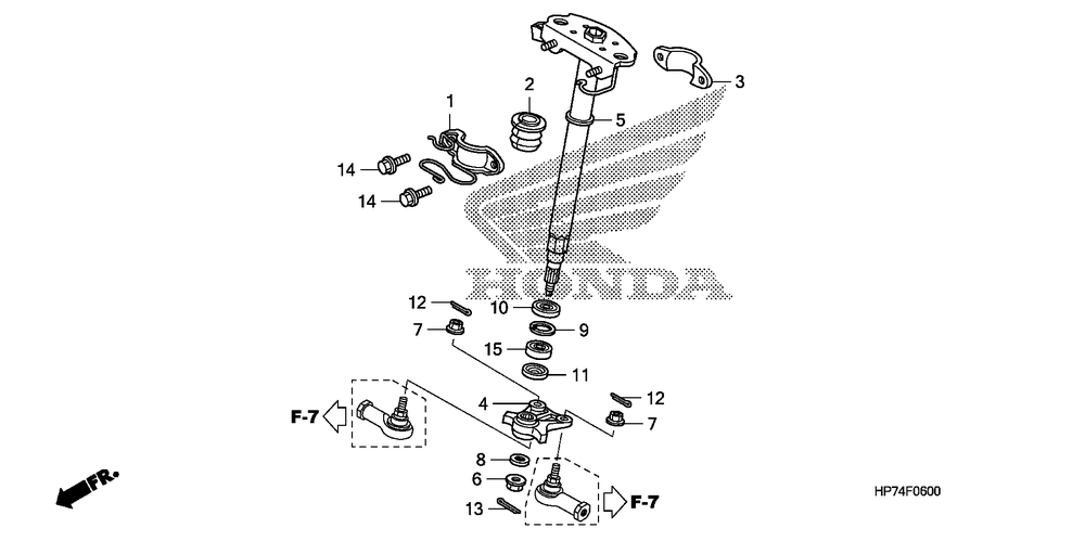 Steering shaft(trx420fatrx420fga)