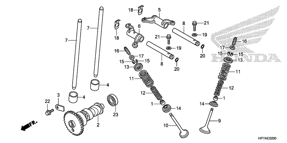 Camshaft & valve