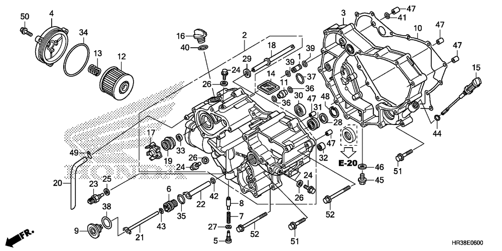 Front crankcase cover (1)