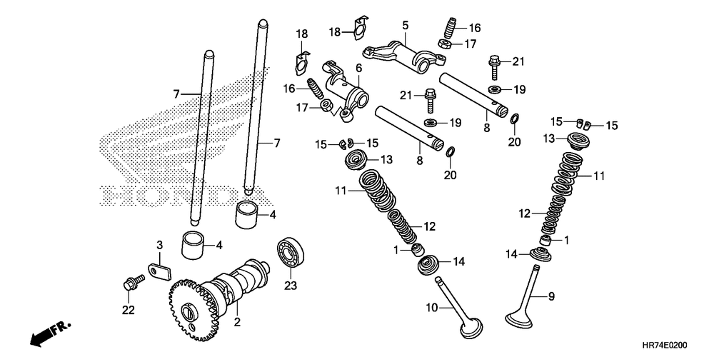 Camshaft & valve