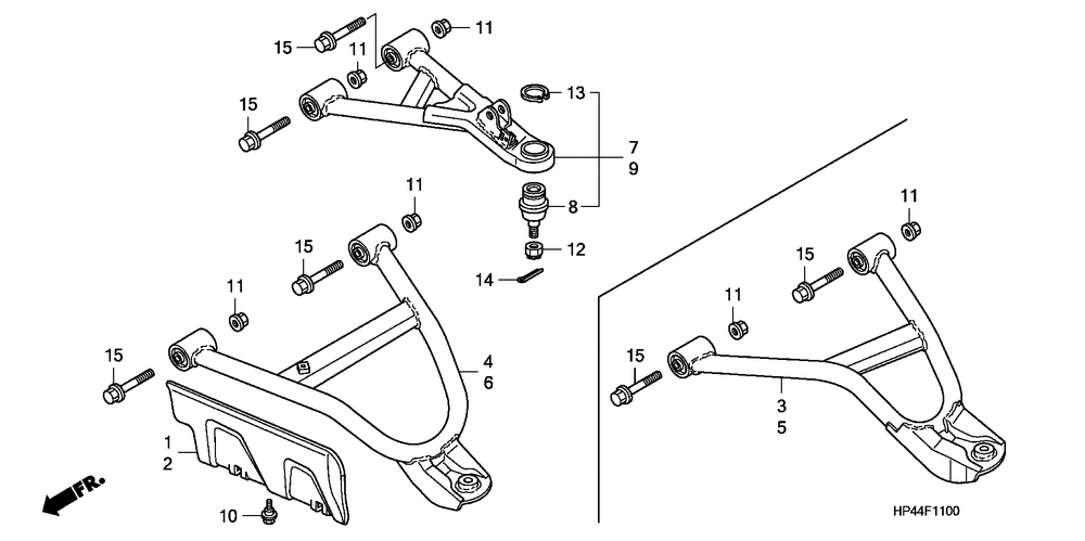 Front arm