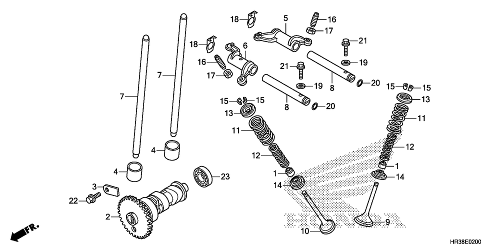 Camshaft & valve