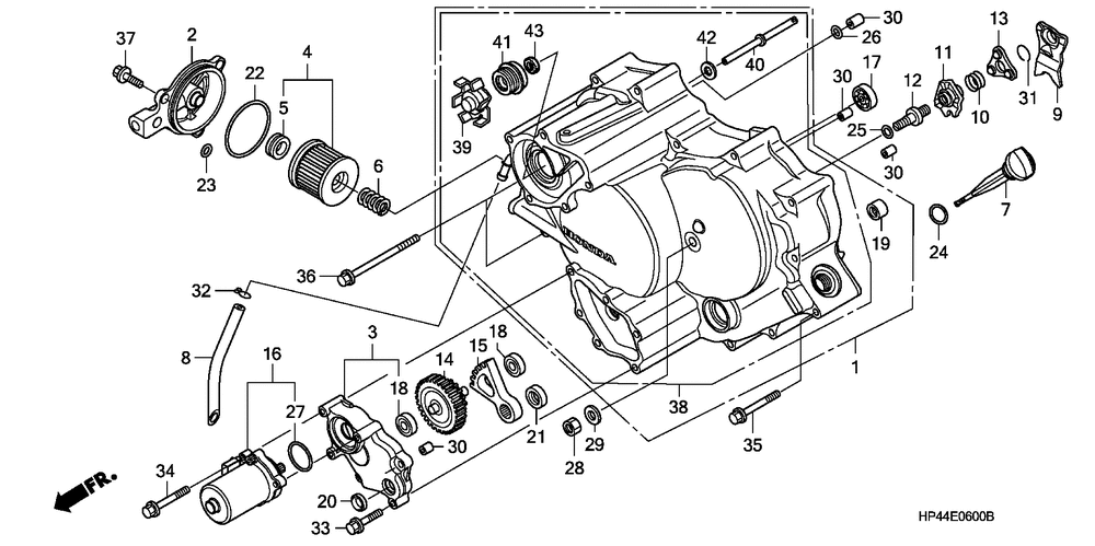 Front crankcase cover