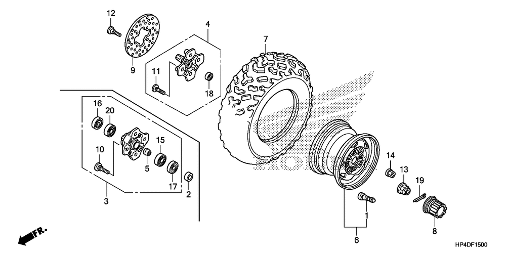 Front wheel