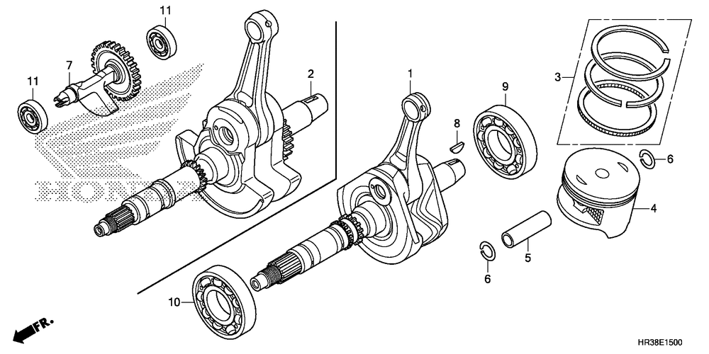 Crankshaft & piston