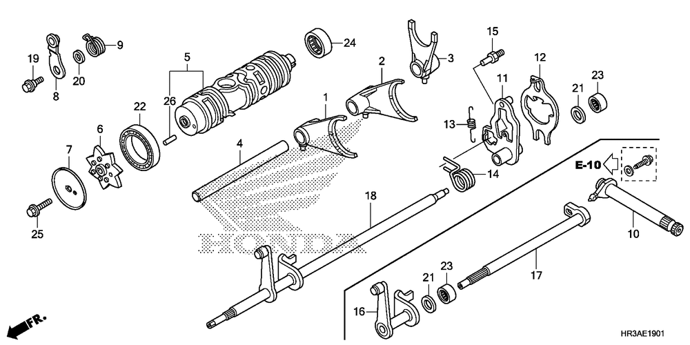 Gearshift fork (2)