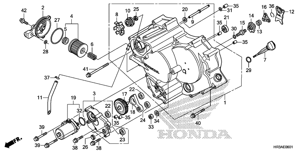 Front crankcase cover(2)