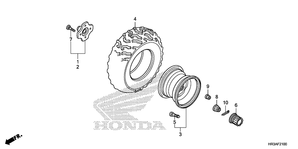 Rear wheel