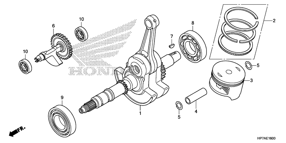 Crankshaft & piston