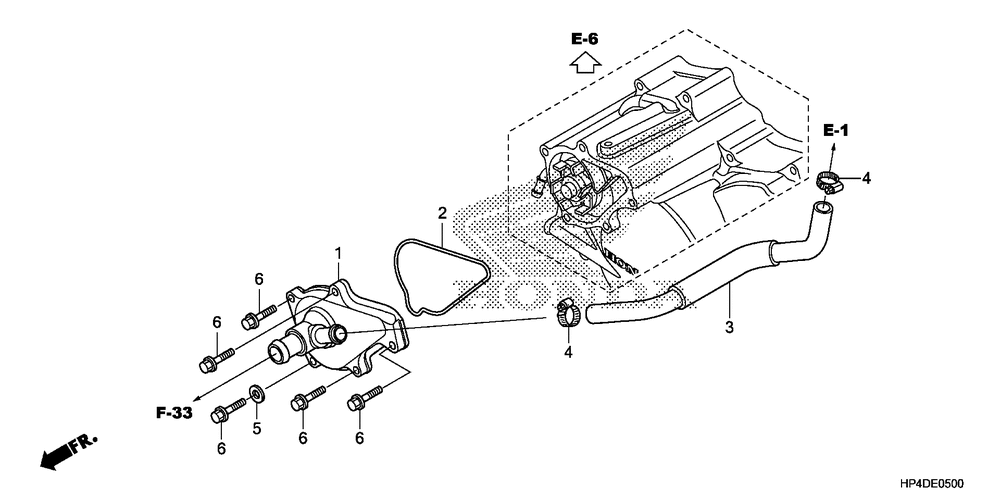 Water pump cover