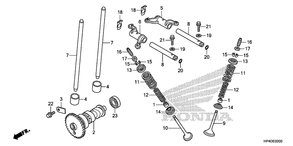 Camshaft & valve