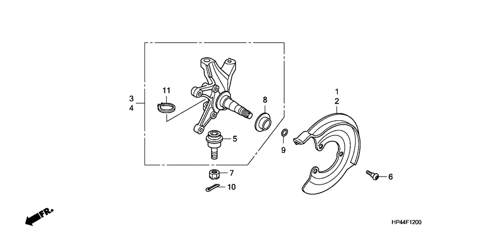 Front knuckle (2wd)