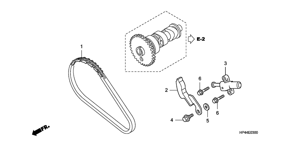 Cam chain & tensioner