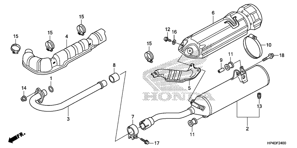 Exhaust muffler