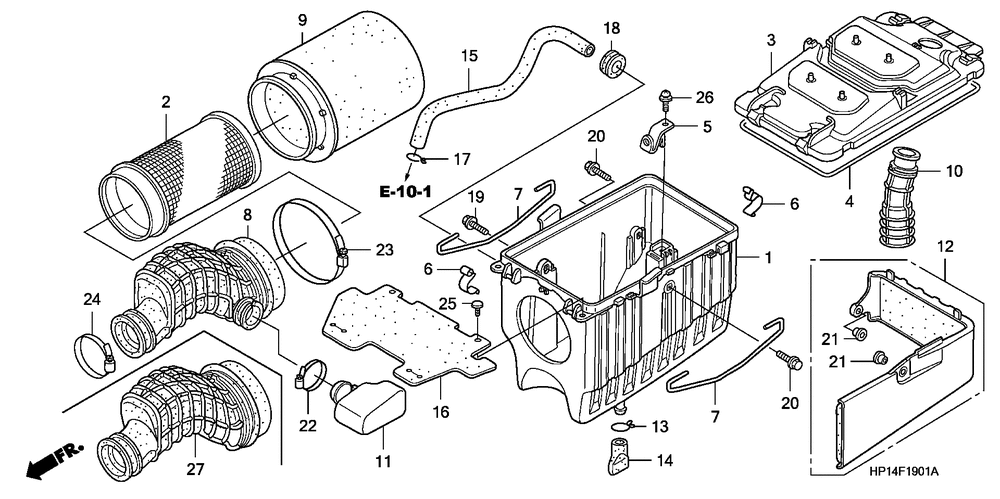 Air cleaner (06-)