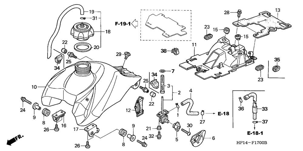 Fuel tank (04-07)