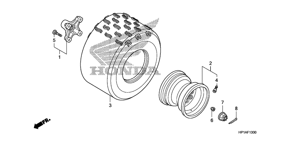 Rear wheel