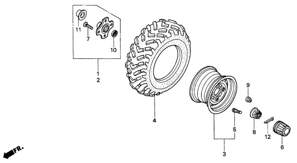 Rear wheel