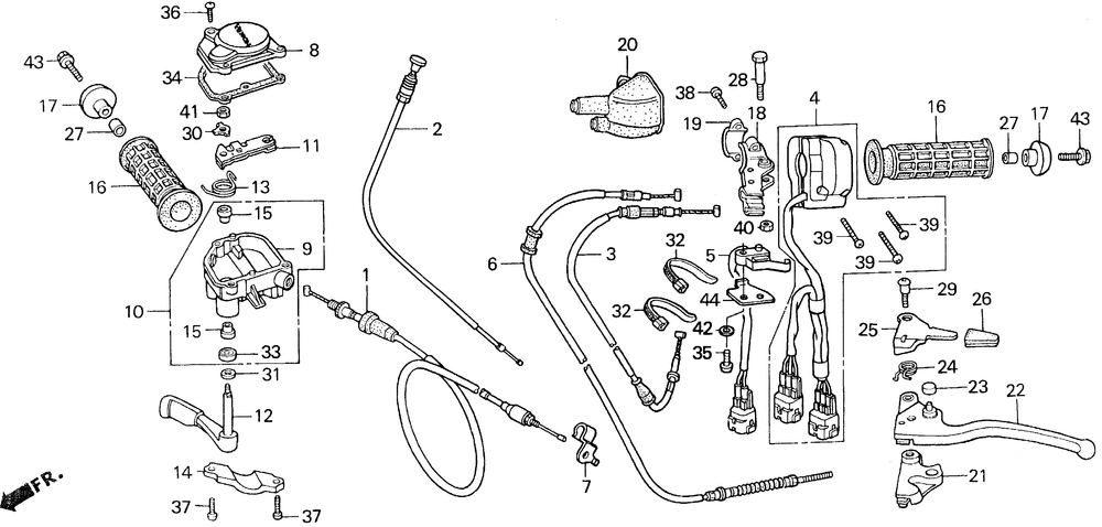 450es handle switch & cables