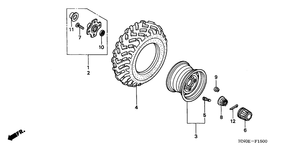 Rear wheel