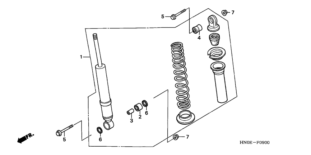 Front shock absorber