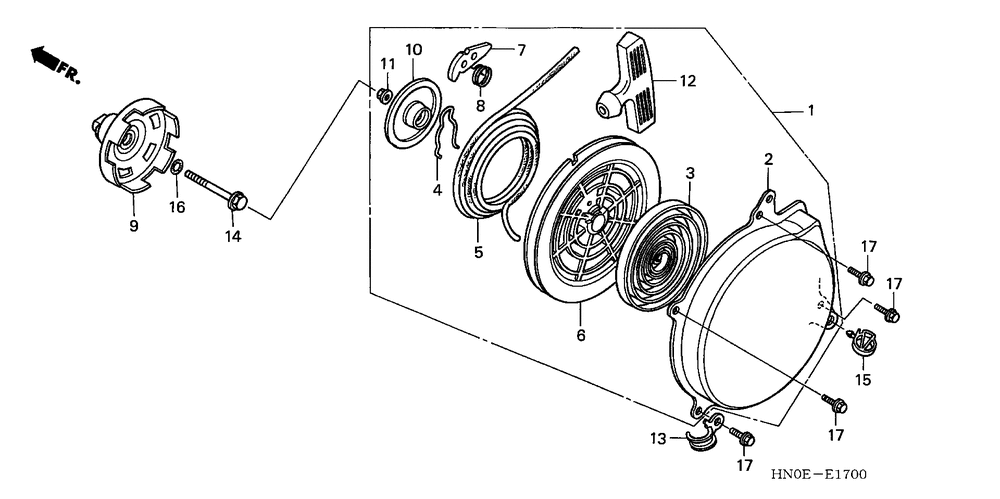 Recoil starter