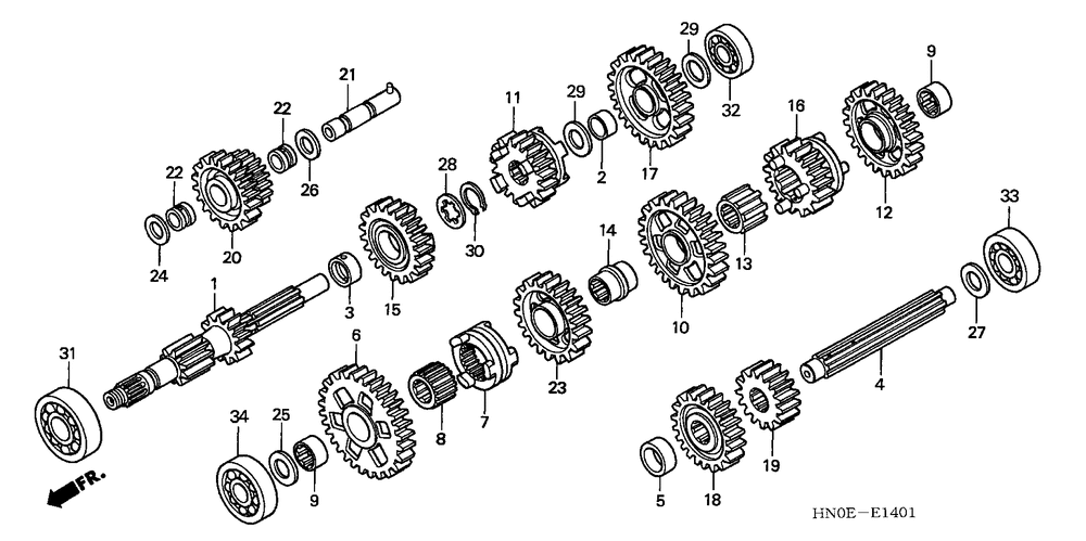 Transmission (trx450fm)