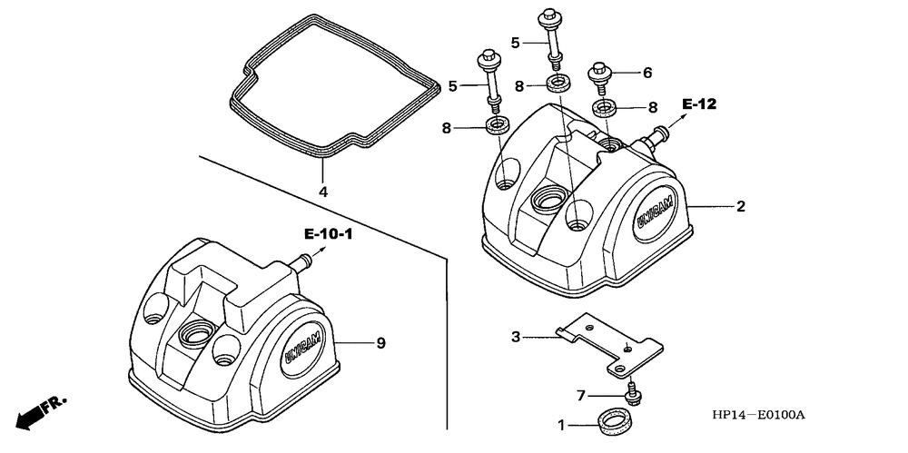 Cylinder head cover