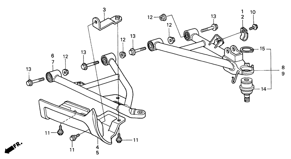 Front arm