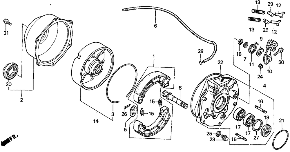 Rear brake