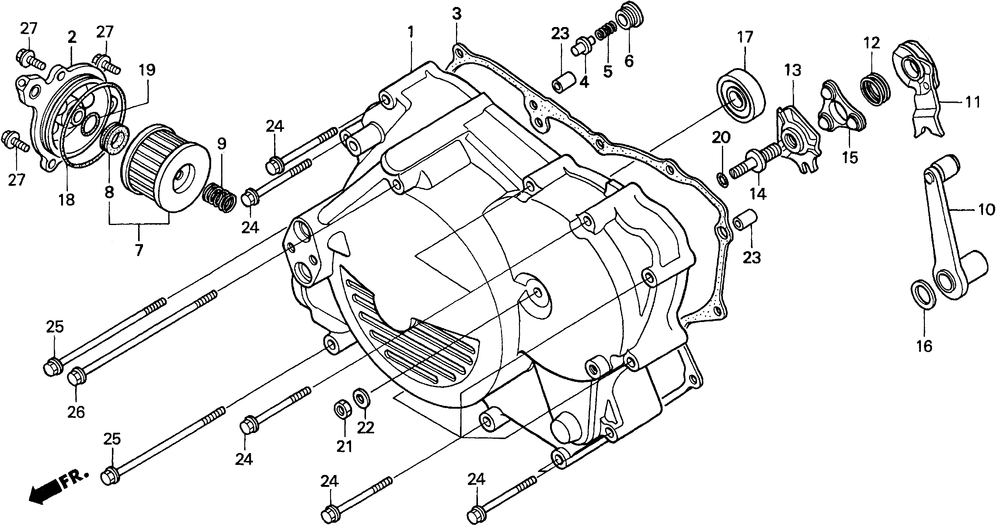 450s crankcase cover fr