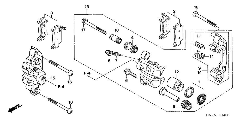 Front caliper