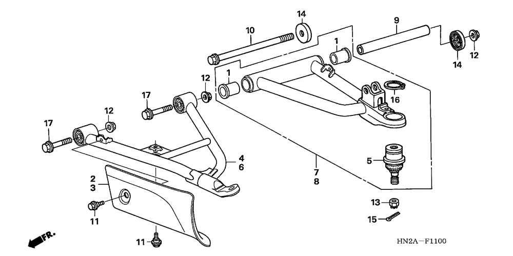 Front arm