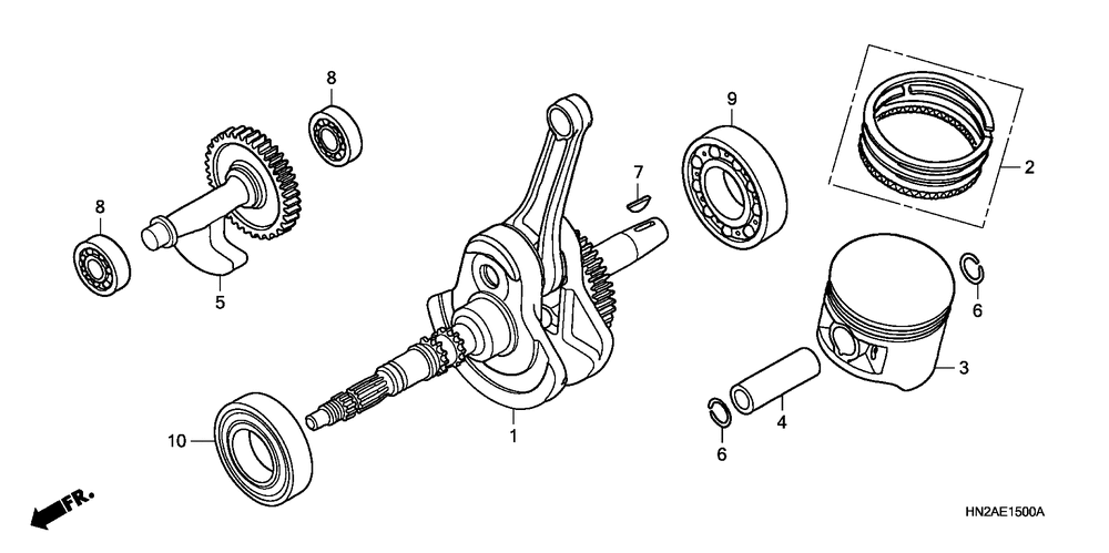 Crankshaft & piston