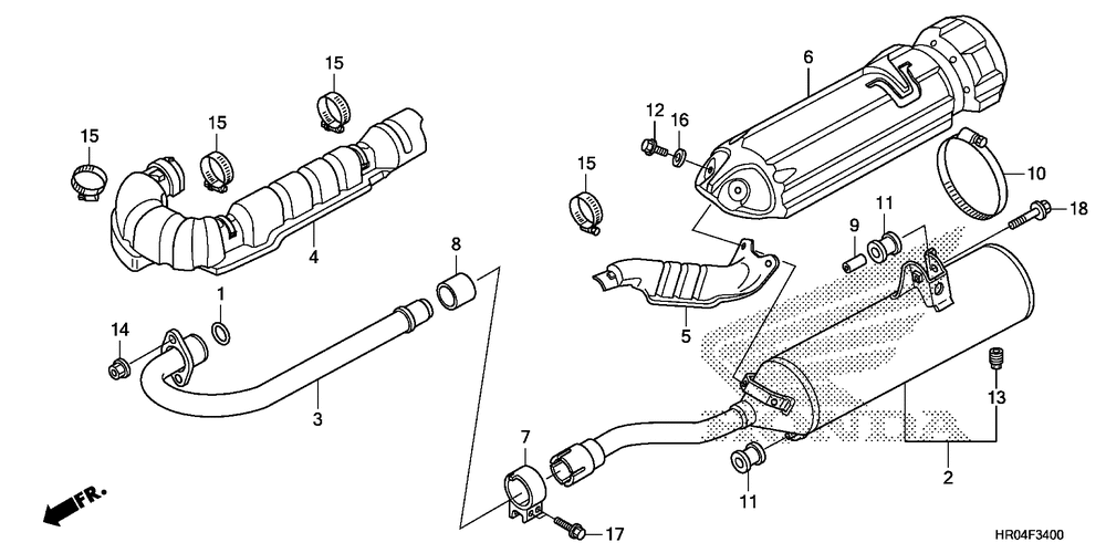 Exhaust muffler