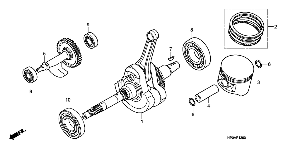 Crankshaft & piston