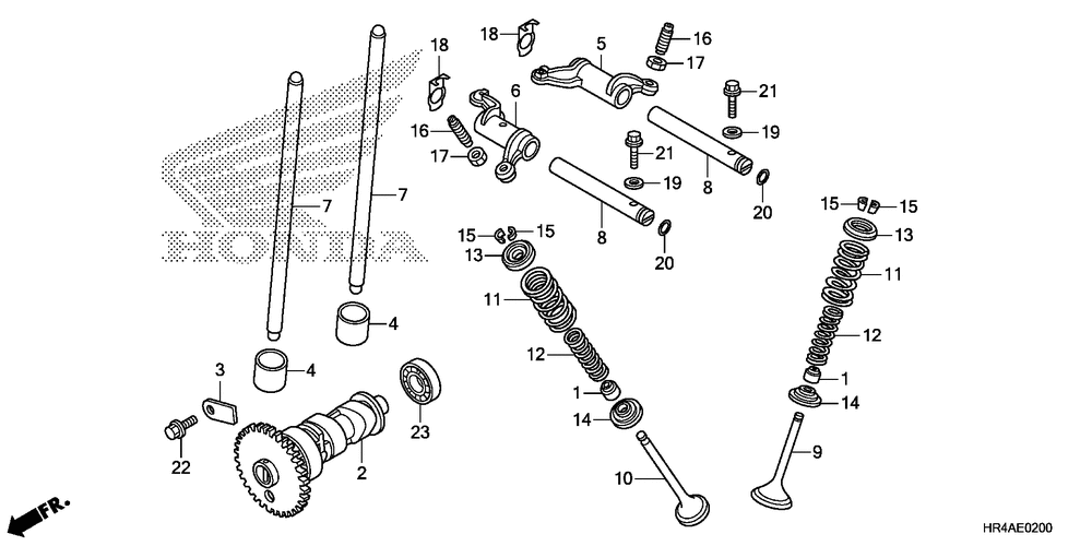 Camshaft & valve