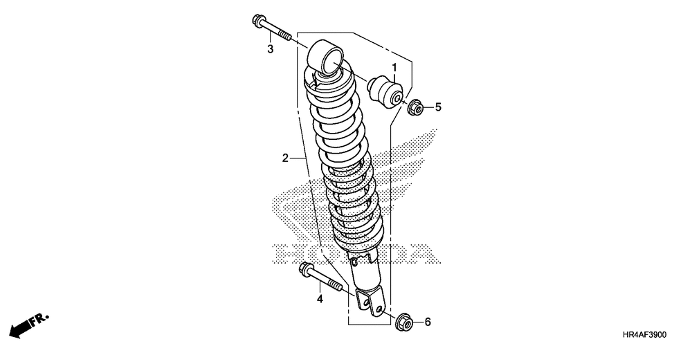 Rear shock absorber