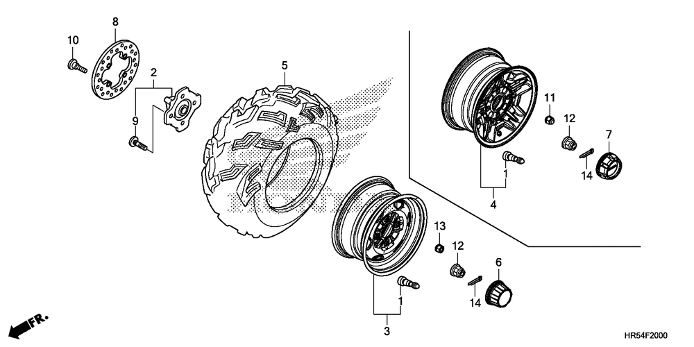 Front wheel