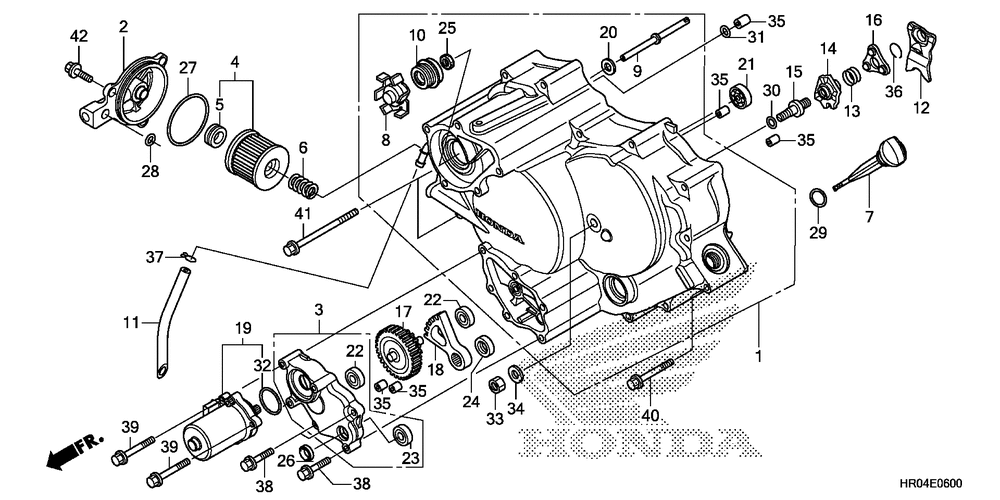 Front crankcase cover