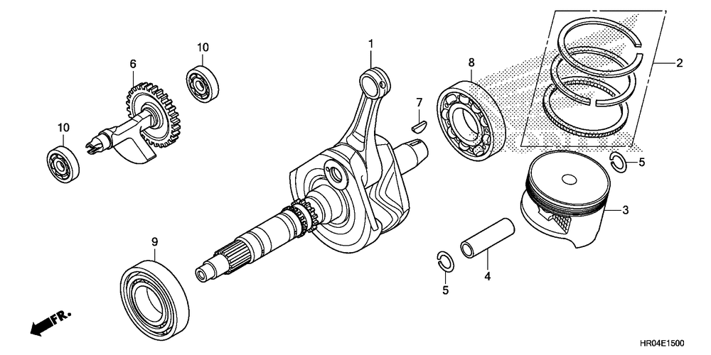 Crankshaft & piston