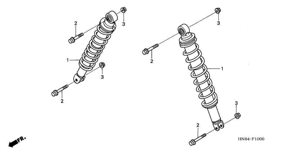 Front shock absorber