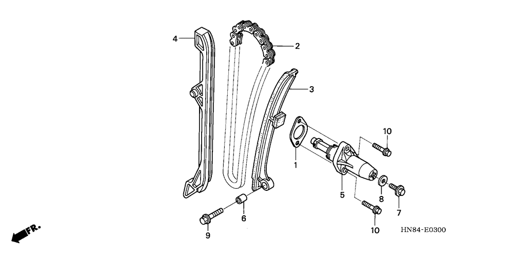 Cam chain & tensioner