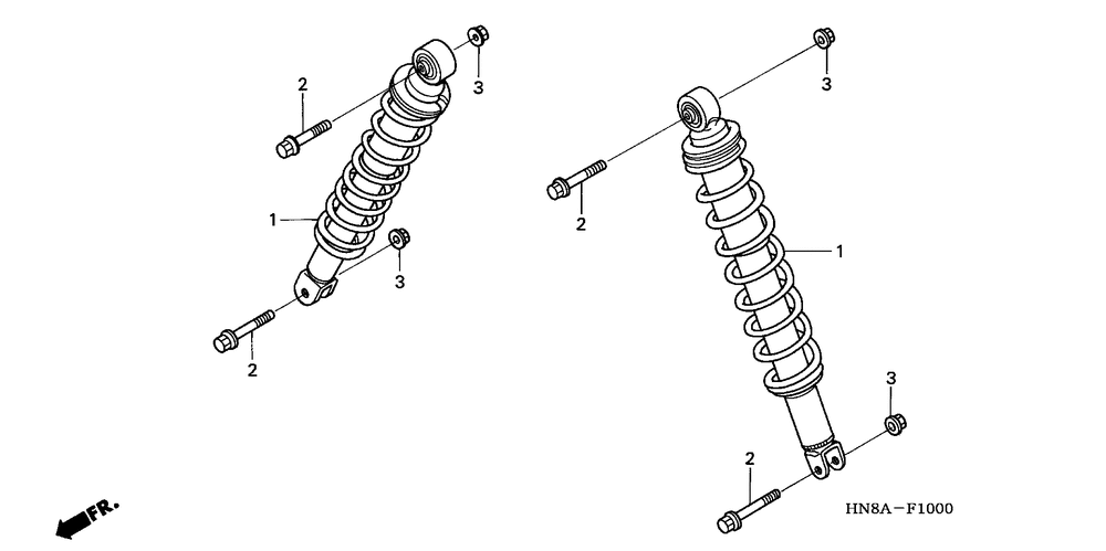 Front shock absorber