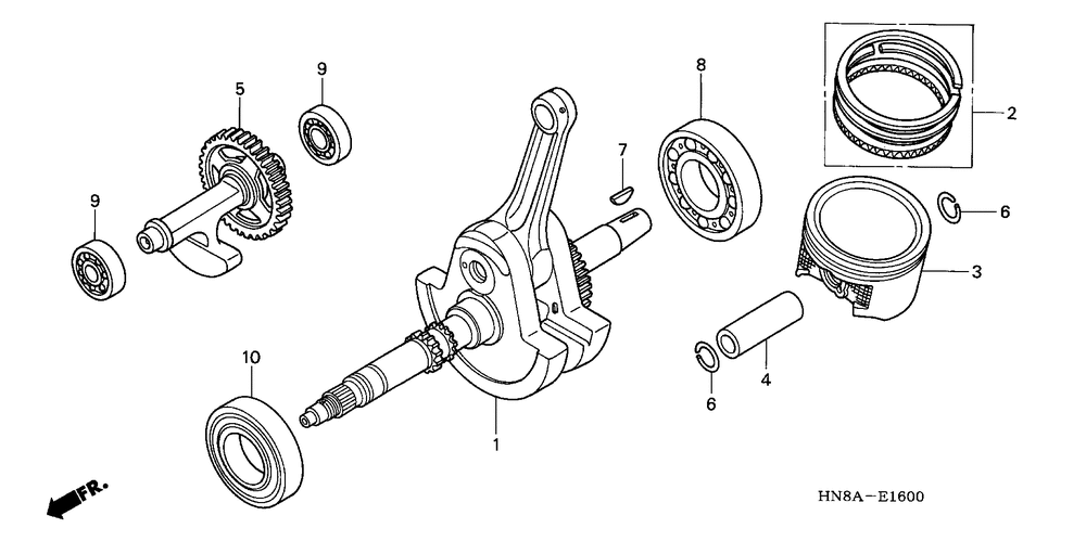 Crankshaft & piston